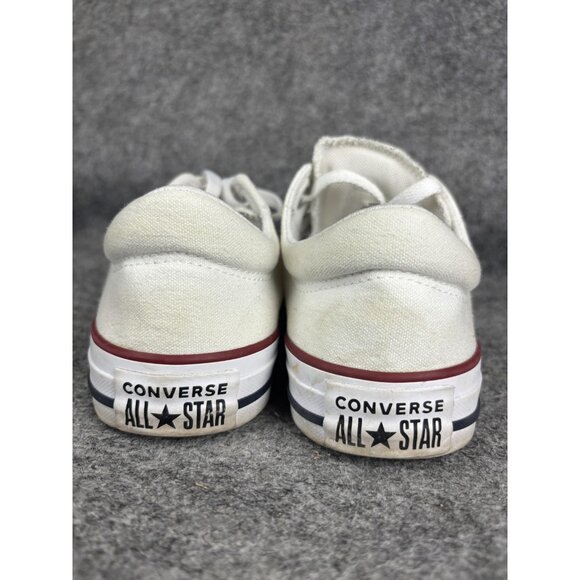 Converse Chuck Taylor All Star Shoes Womens Size 8 White Low Top Canvas Casual - Picture 5 of 8